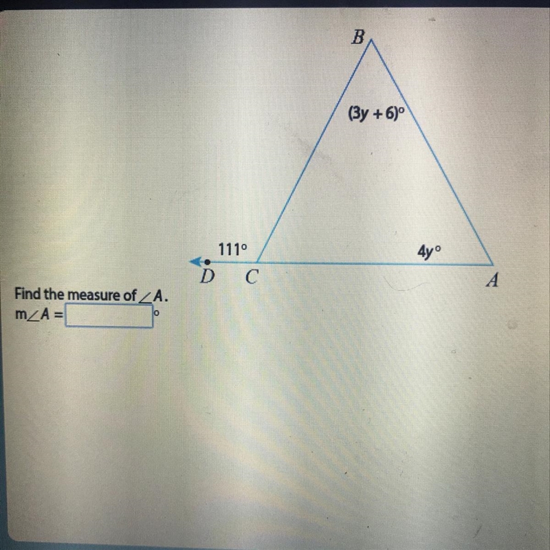 Find the measure of <_A.-example-1