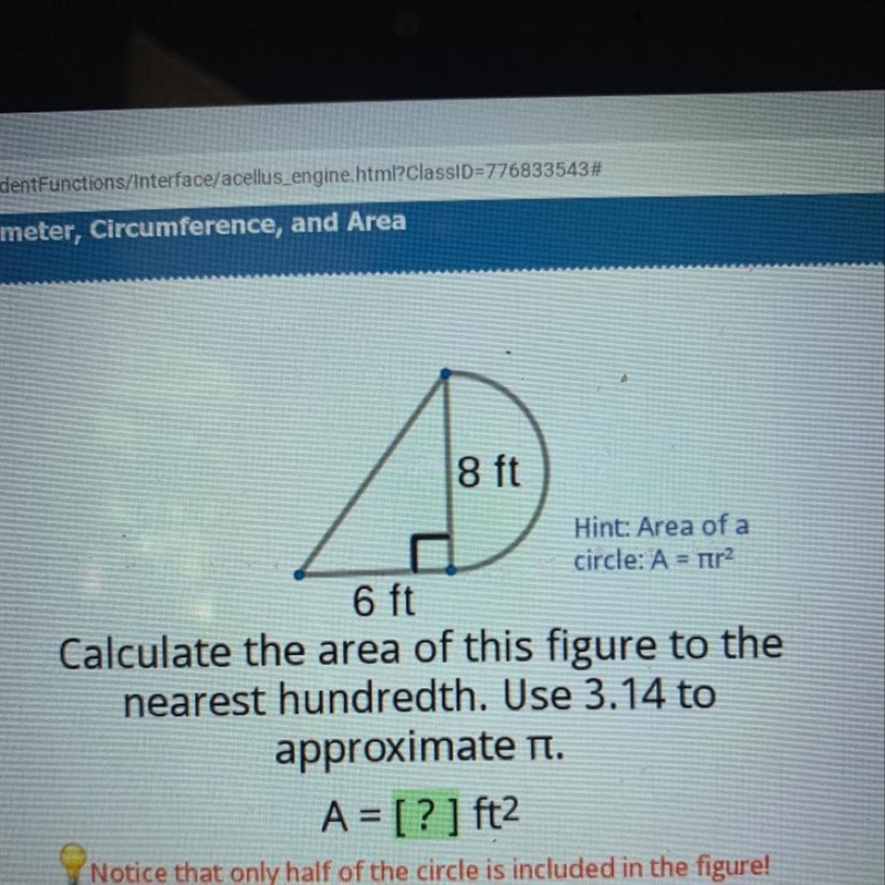 Find the area of this figure-example-1