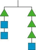 What is the weight of a square if a triangle weighs 4 grams? Explain your reasoning-example-1