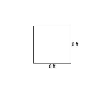 Will make bianleast Find the perimeter of the square. 64 ft 16 ft 8 ft 32 ft-example-1