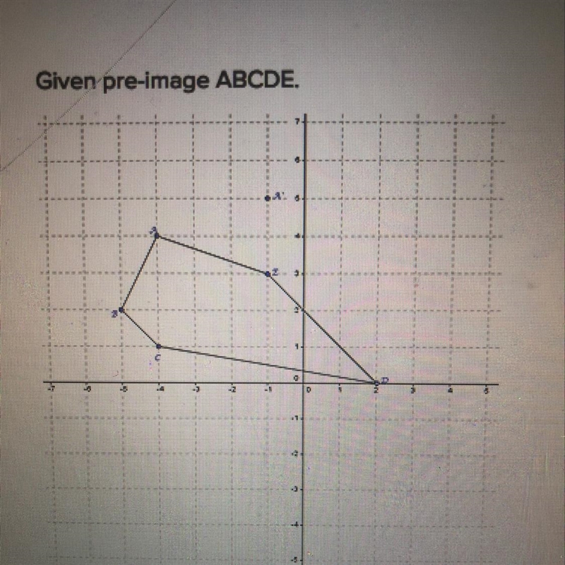 Which of the transformations resulted in image Point A? Alx, y) = (x-3, y + 1) Alx-example-1