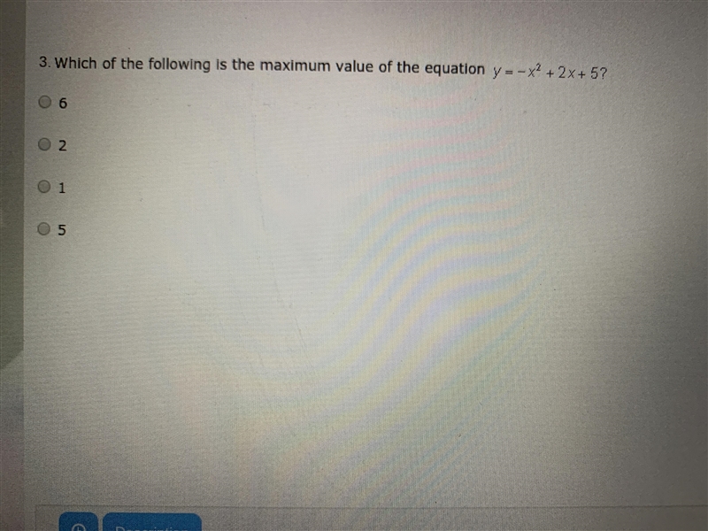 Which of the following is the maximum value of the equation?-example-1