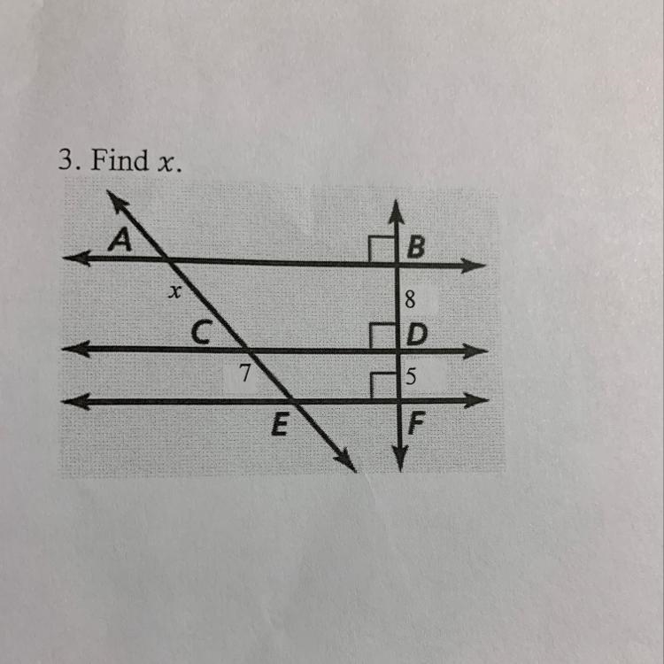 I Am Confused For This One. 3. Find x.-example-1