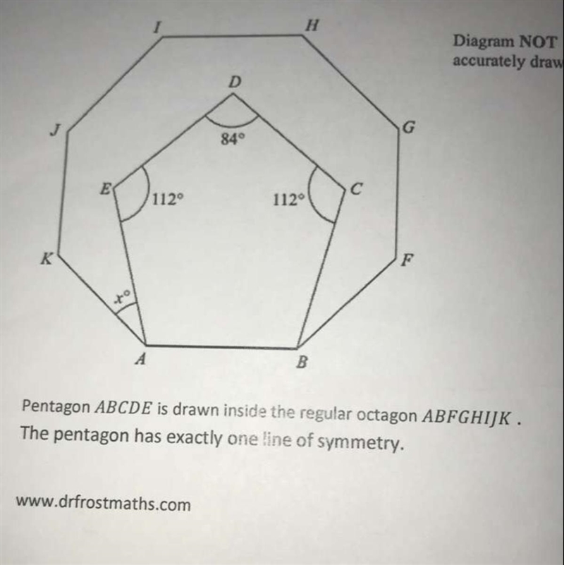 Have to find out what the angle x is respond ASAP pls-example-1