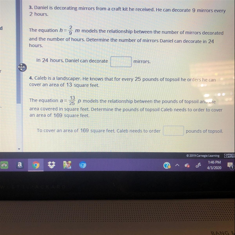 Please help me don’t skip! I need help with 3 and 4-example-1