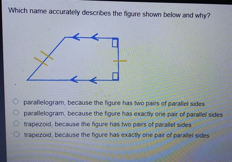 What name accurately describes the figure shown below and why?​-example-1