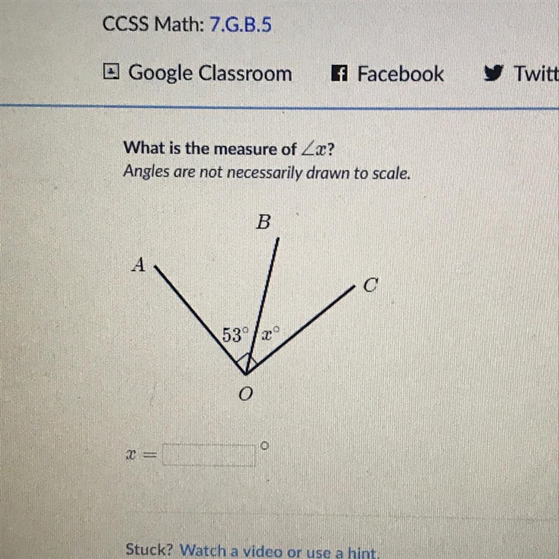 What is the measure of-example-1