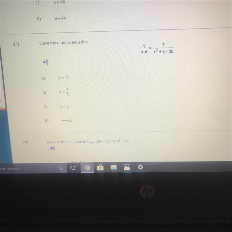 Solve the rational equation-example-1