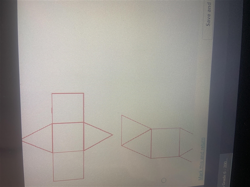 Which net can be folded into a pyramid?-example-1