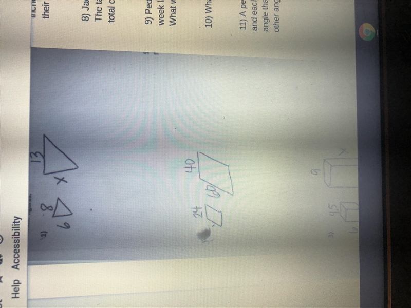 Can y’all find the missing side length so that their similar figures-example-1