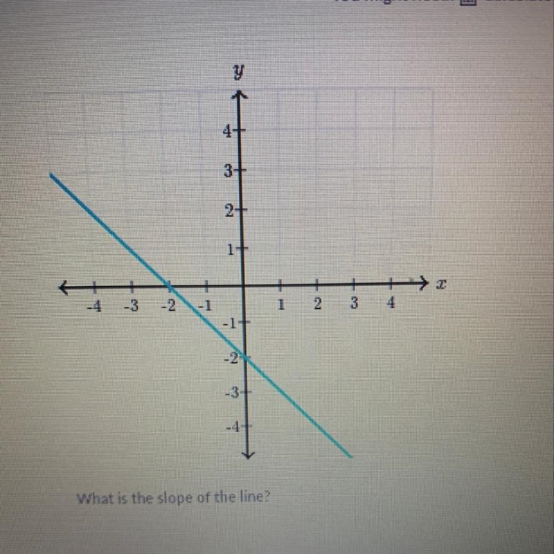 What’s the slope ! I need help ASAP ;(-example-1