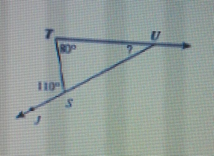 3. Find the measure of angle <u.​-example-1