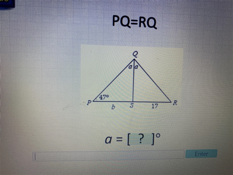 PQ=RQ i’m looking for A in the problem-example-1