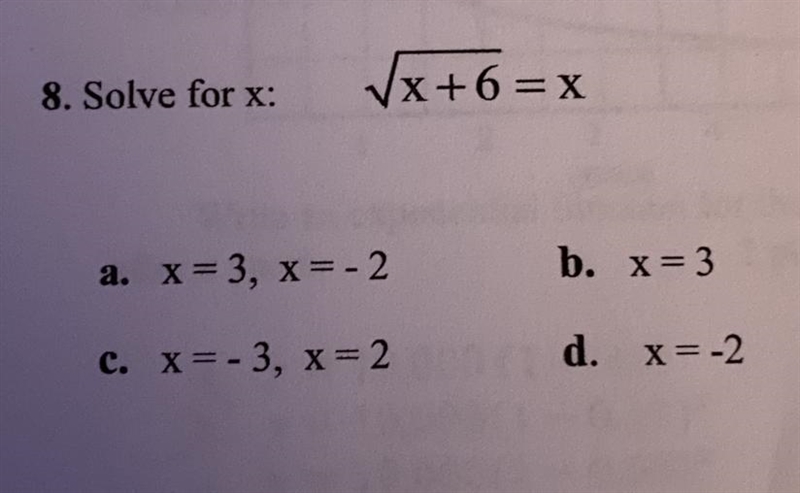 Solve by looking for the X-example-1