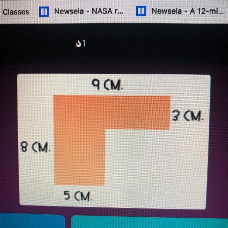 The area of this shape-example-1