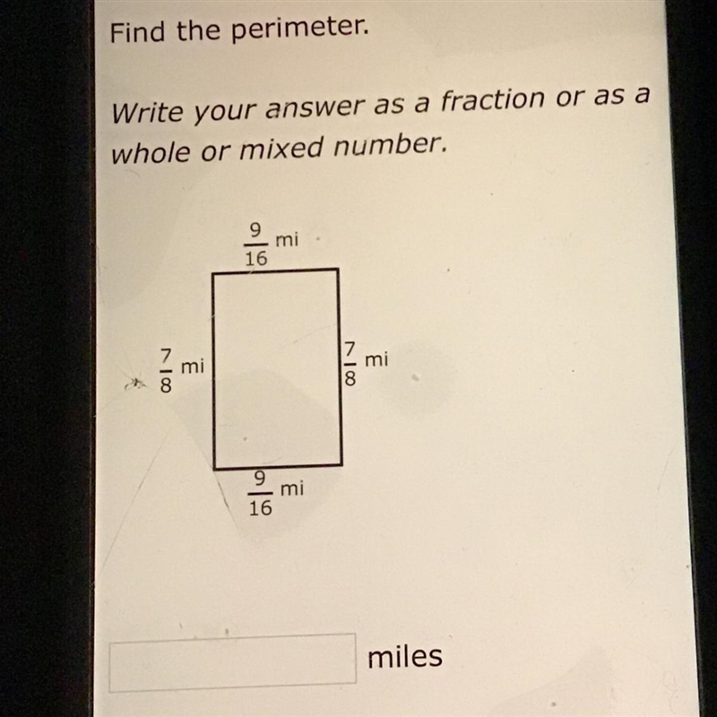 I need help please i need the amount of miles-example-1