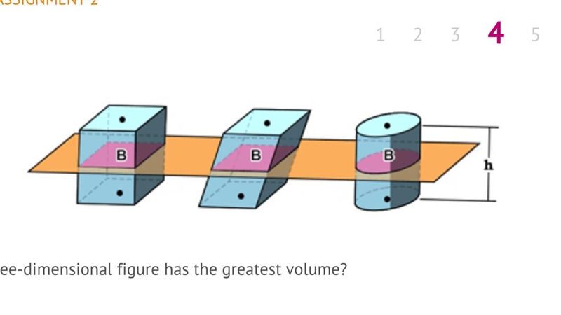 Based on the graphic, which three-dimensional figure has the greatest volume? A) the-example-1