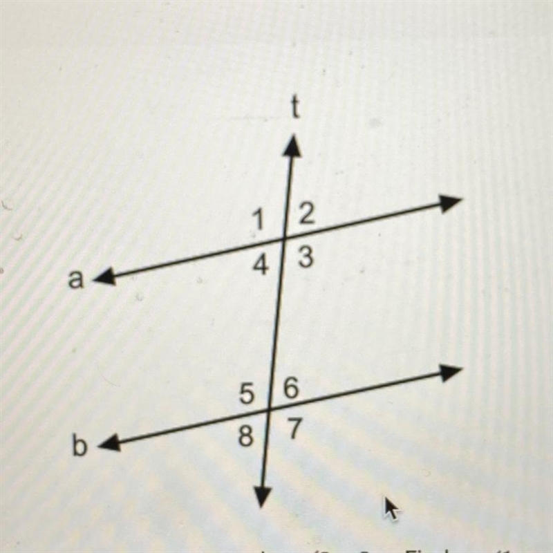 Line a is parallel tо lіnе b, m<6=85, and m<3= 2х. Find m<1. 105 85 90 95-example-1