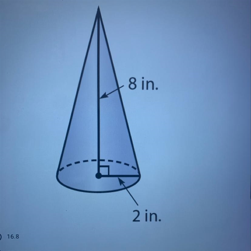 What is volume of the cone ? Plz I need help-example-1