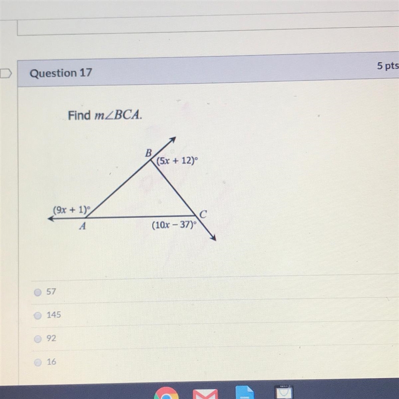 Find the measure of BCA-example-1