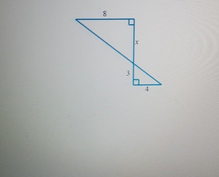 Find the length of x.​-example-1