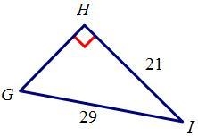 Solve triangle GHI. Round to the nearest hundreth-example-1