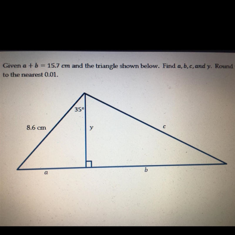 Need help solving triangle in picture-example-1