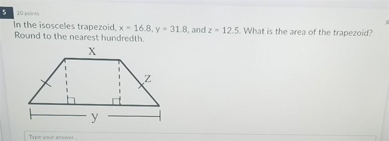 Help Quick!!? Geomorphology, finding Area?​-example-1