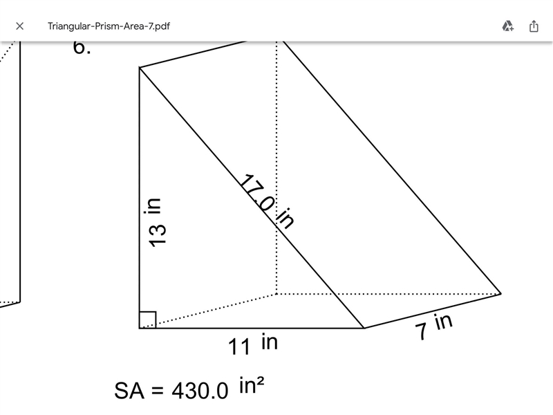 Help please with surface area I know the answer I just need help showing my work Picture-example-1