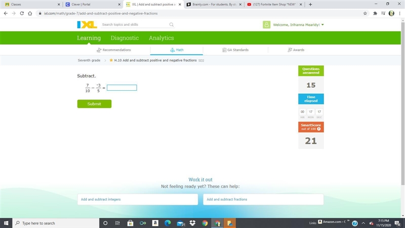 Add or Subtract fractions! please help!!-example-1