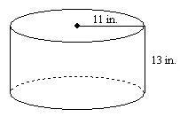 Find the surface area of the cylinder to the nearest whole number. The figure is not-example-1