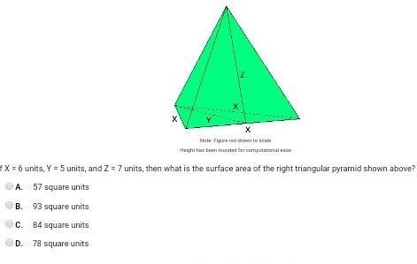 What is the surface area of the shape shown above ?​-example-1