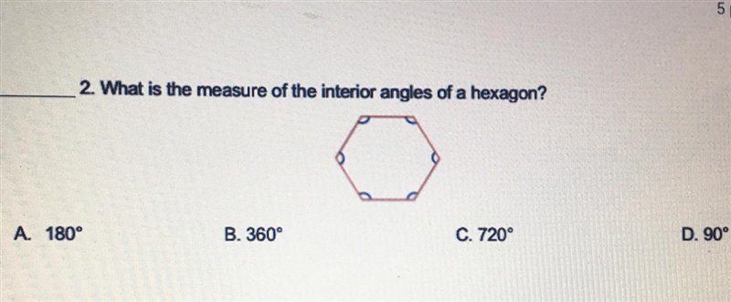 What is the measurement of the interior angles of a hexagon?-example-1