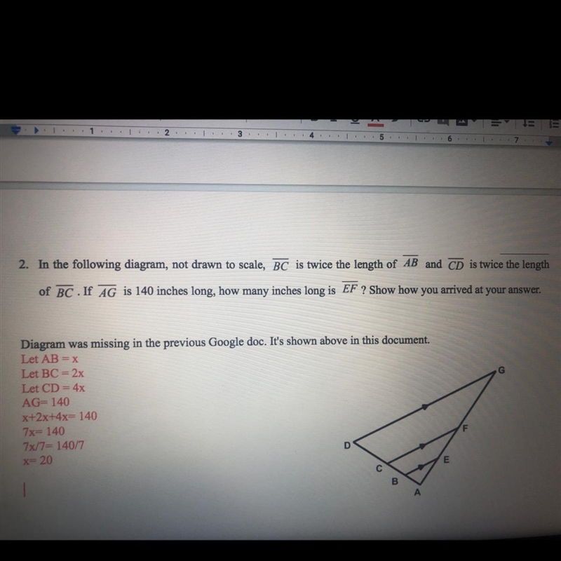 What’s the next step after you find your x-value?-example-1