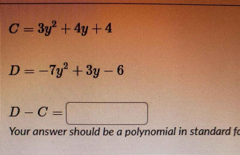 Adding and subtracting polynomials ​-example-1