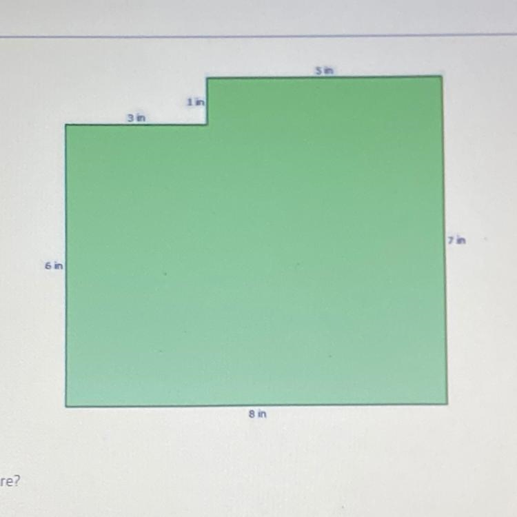 What is the area of the figure? PLS HELP ME THIS IS DUE TMR !-example-1