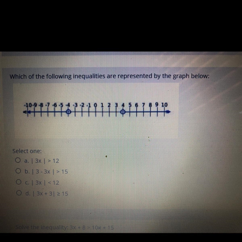 This is Algebra 1 the answers are on the bottom help please-example-1