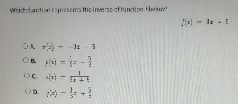 Please helpppp whats the inverse function ​-example-1