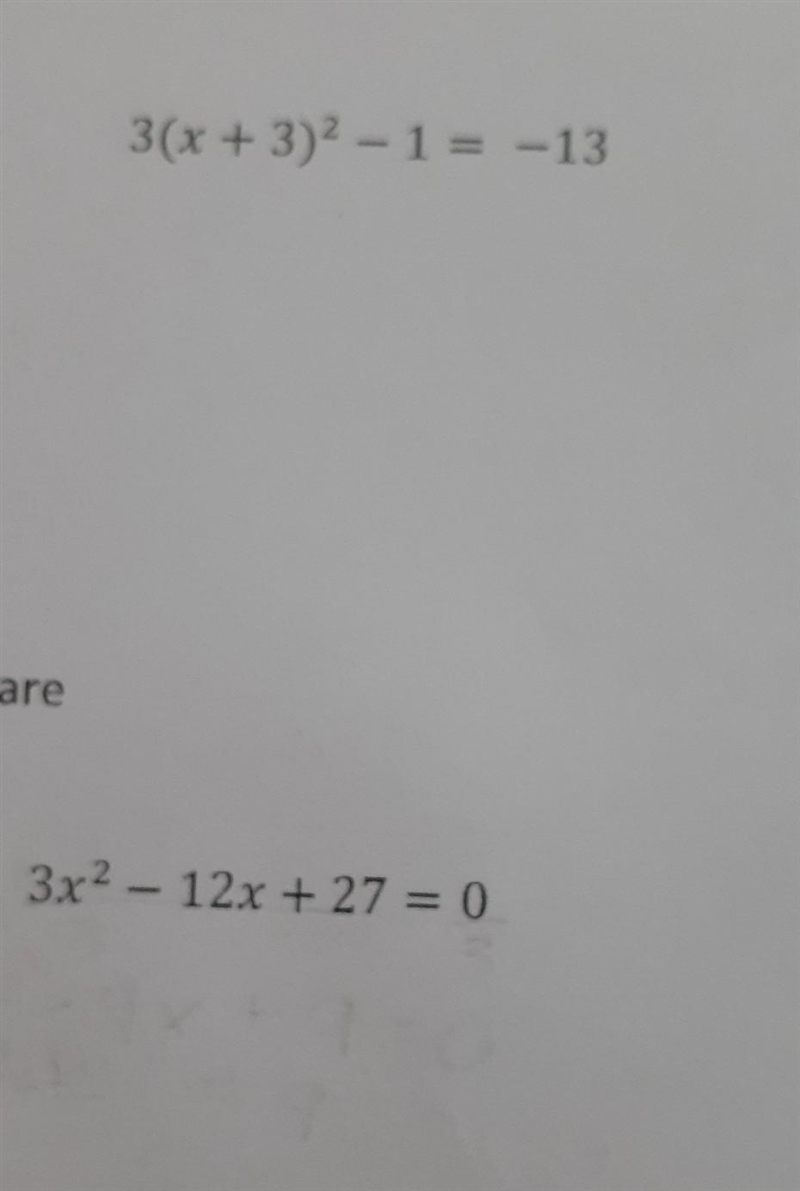 The first question: Solve by taking the square root I need help understanding the-example-1