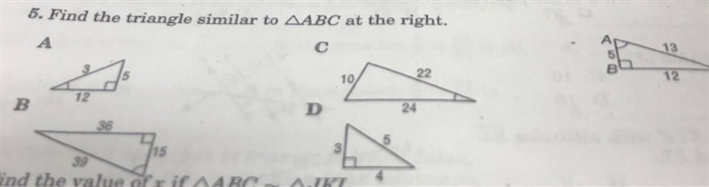 Please help on number 5, multiple choice-example-1