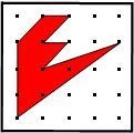 35 POINTS!!! Find the area of the shaded polygons:-example-1