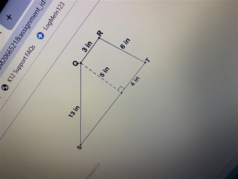 Find the perimeter of the trapezoid-example-1