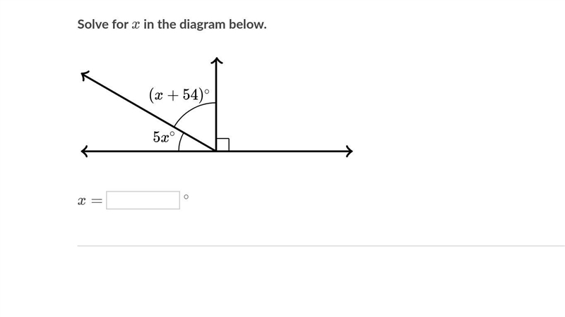 Solve for x in the diagram below.-example-1