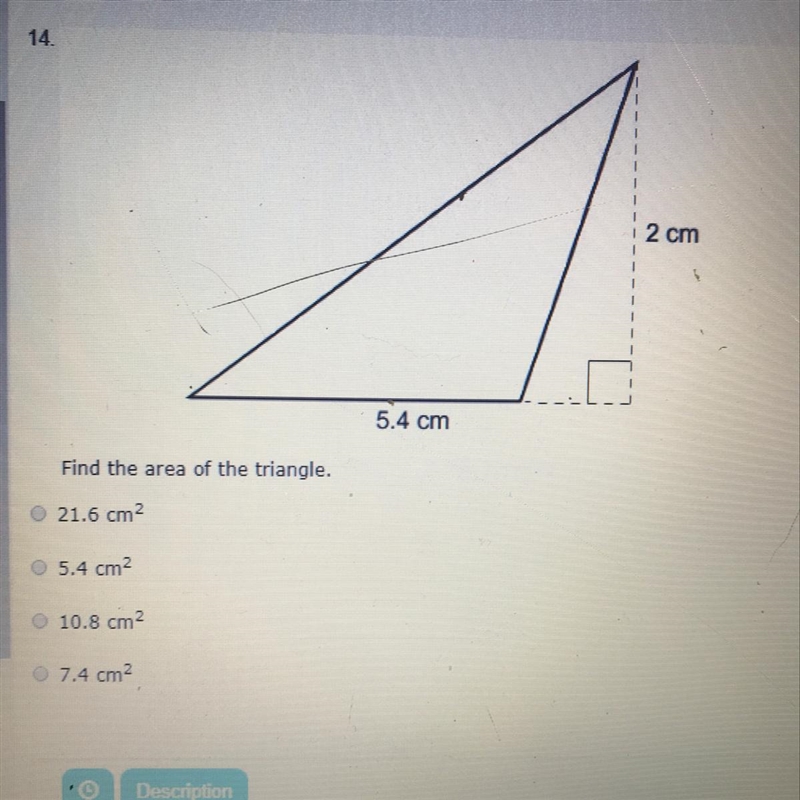 Find the area of the triangle-example-1