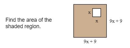 Find the area of the shaded region-example-1