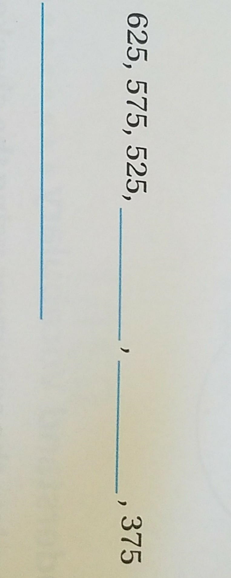 Write a description of the pattern. Then find the missing numbers. Pls help ​-example-1