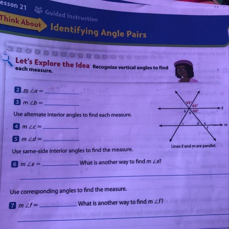 IDENTIFYING ANGLE PAIRS! can anyone help me?-example-1