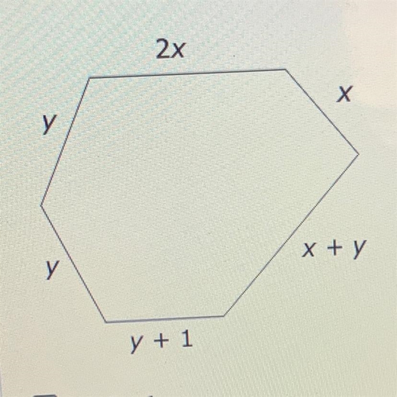 What is the perimeter of the figure below?-example-1