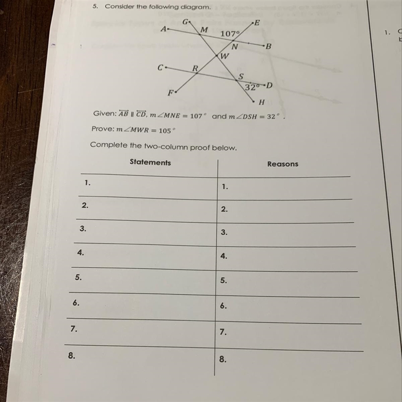 Can anyone possibly help me with this geometry proof-example-1