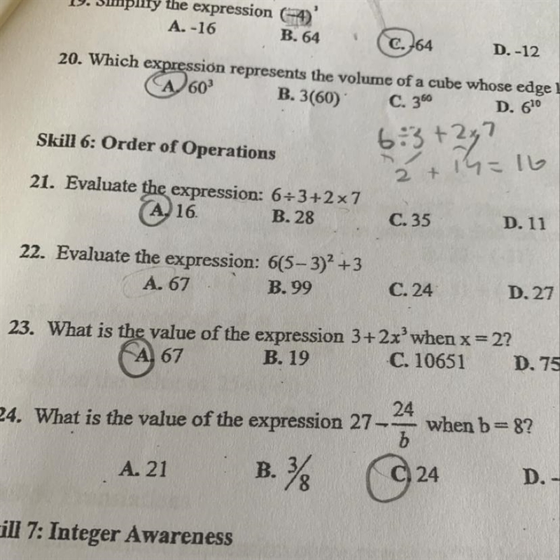 22. Evaluate the Expression-example-1